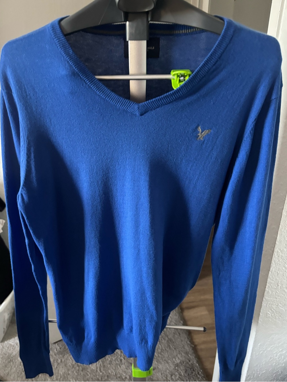 American Eagle Outfitters Royal Blue V-Neck Sweater